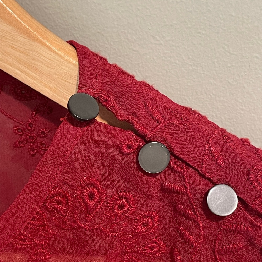 JCrew Embroidered‎ Top- XS - Picture 4 of 9